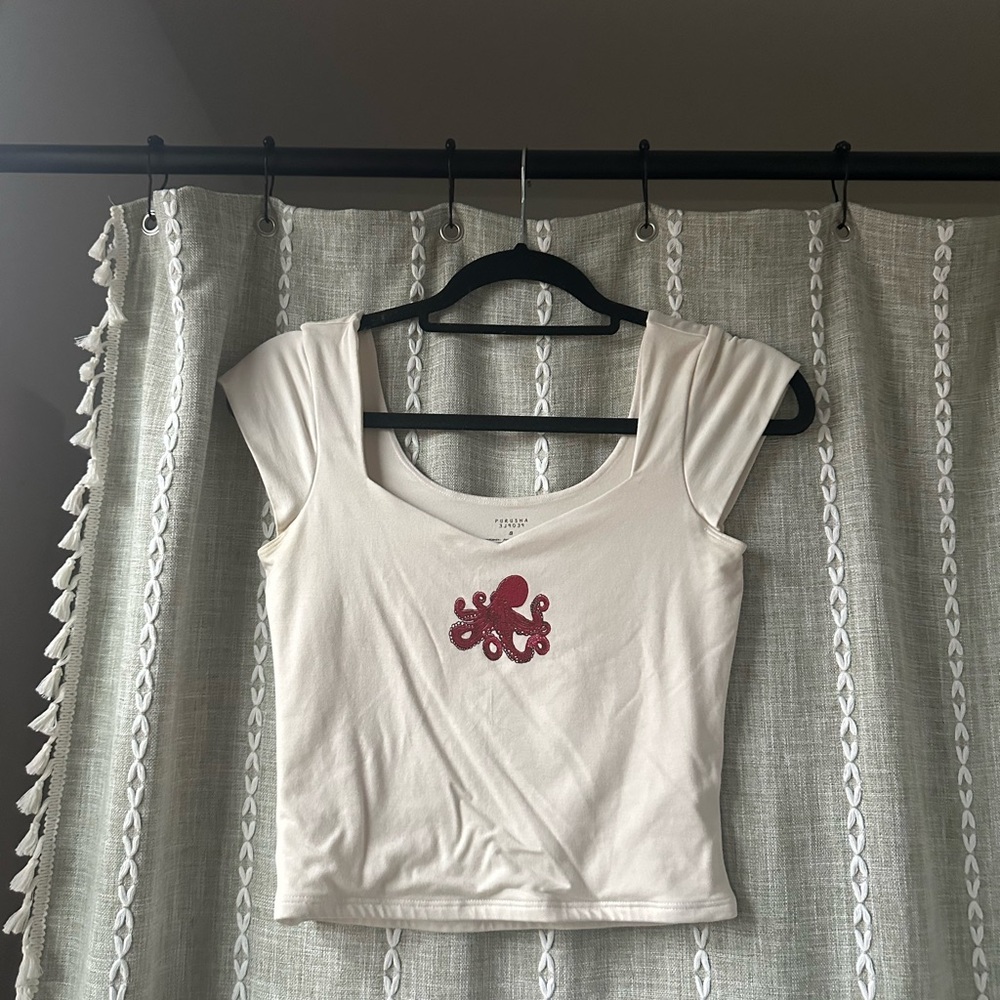 Purusha People Octopus Petal Top